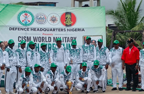 Nigerian Military Records Inaugural Beach Wrestling Success
