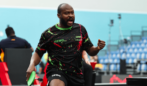 Nigerian table tennis sensation, Quadri Aruna.
